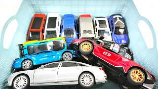 Box Full Of Model Car Porsche Nissan Tesla Maserati Peugeot Volvo Renault Subaru Lexus BYD [upl. by Omland705]