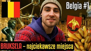 BRUKSELA w 3 DNI – Co zobaczyć Co zjeść  Belgia 1 [upl. by Suehtomit656]