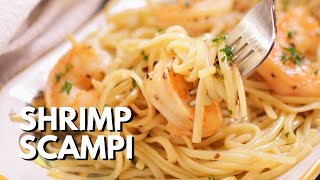 Shrimp Scampi For One  Delicious Dinner In 15 Minutes [upl. by Auston]