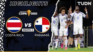 Resumen y goles  Costa Rica 12 Panamá  Copa Oro 2023  TUDN [upl. by Eibrik830]