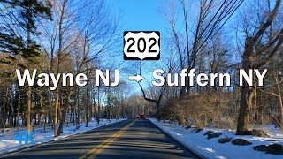 US 202 Northbound from Wayne NJ to Suffern NY [upl. by Ahsyekat120]