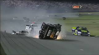 2009 NASCAR Camping World Truck Series Crash Compilation [upl. by Uohk767]