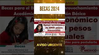 📌💰Becas para el Bienestar por Aprovechamiento Académico para Educación Básica [upl. by Enawyd251]