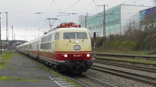 Züge in Bretten  Ölbronn amp Helmsheim mit BR103 amp MEHR [upl. by Atok459]