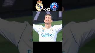 Real Madrid vs Paris Saint Germain 21 Goals shorts football highlights [upl. by Hooper]