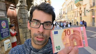 What Can € 10 Get You In VALETTA MALTA BUDGET VIDEO FOR 1 WHOLE DAY [upl. by Hgielsa]