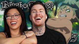 THEIR JOURNEY BEGINS  Black Clover Episode 3 Reaction [upl. by Ilene212]