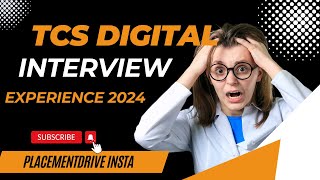 TCS Latest Digital Interview Experience 2024 Real Time TCS Interview Experience 2024 [upl. by Monk614]