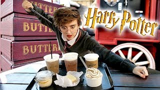 Trying All the Butterbeer at the Wizarding World of Harry Potter [upl. by Omland]