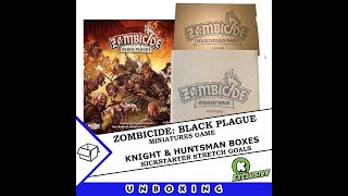 Zombicide Black Plague Kickstarter Stretch Goals Part 1  Huntsman Box [upl. by Freytag]