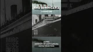 RMS Berengaria blows her Whistle as she docks in New York 1928 [upl. by Assital]