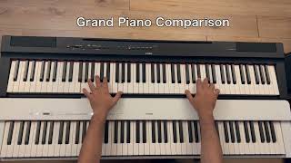 Yamaha P225WH  P125B  Sounds Comparison [upl. by Kinsman]