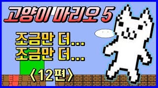 고양이마리오5 12 발암주의 코믹 병맛 게임 quot캣마리오5quot  Cat mario 5  Syobon action 5  Jegalyang ★ PD제갈량 [upl. by Syxela]