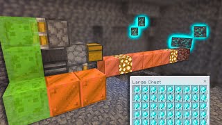 How To Make a Diamond Farm For Minecraft Bedrock 121 [upl. by Lucilia]