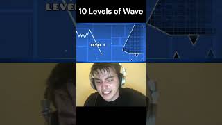 10 Levels of Wave Geometry Dash 211 shorts waves [upl. by Moshell40]