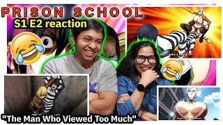 Prison School Season 1 Episode 2 Reaction quotThe Man Who Viewed Too Muchquot Purizun Sukūru Reaction [upl. by Melisa]