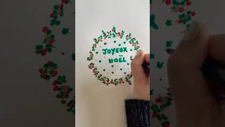 Couronne de Noël DIY  Le secret des cartes de Noël stylées en un rien de temps  ✂️💌 [upl. by Matthia]