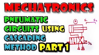 PART 1  Pneumatic Circuits Using Cascading Method  Mechatronics [upl. by Moe97]