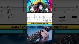 The Wind Cries Mary by Jimi Hendrix Guitar Riff with TAB [upl. by Sewell]