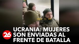 UCRANIA  Así se ubican las mujeres ucranianas en el frente de batalla [upl. by Onfroi]