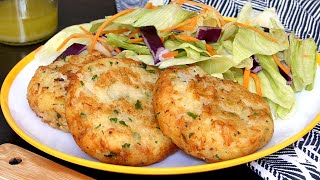 Tortitas de Papa con Atún 🍴 una receta de papas Bestial ✅ [upl. by Eceerehs]