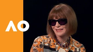 Anna Wintour shares her love for tennis and fashion at the AO  Australian Open 2019 [upl. by Yoj]