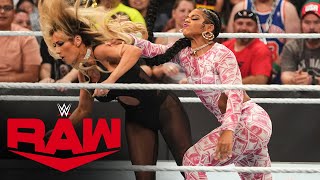 Bianca Belair comes facetoface with Carmella Raw June 27 2022 [upl. by Giordano]