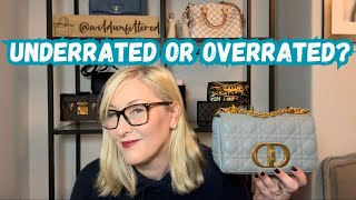 DIOR BAG FIRST IMPRESSIONS CARO BAG REVIEW AND WHAT FITS UNDERRATED OR OVERPRICED AND OVERHYPED [upl. by Adnwahs]