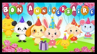 JOYEUX ANNIVERSAIRE  HAPPY BIRTHDAY  Chansons et Danse Titounis [upl. by Atinomar]