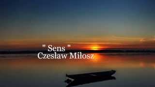 Sens  Cz Miłosz [upl. by Peyton]