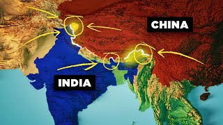 How Geography is Pushing India amp China to War [upl. by Anelagna]