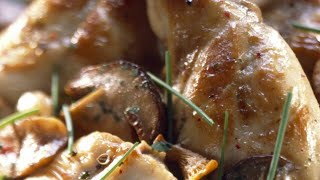 Recette  Cuisses de lapin aux champignons [upl. by Kliman415]