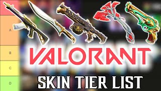 VALORANT Skin Tier List [upl. by Baniez]