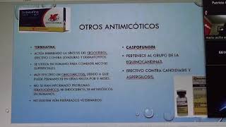 Farmacología Antimicóticos Parte 2 de 2 03122019 [upl. by Urana13]