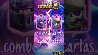 Combos de cartas evolucionadas Clash Royale gameplay clashroyale [upl. by Borszcz692]