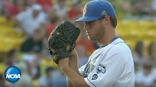 Gerrit Cole strikes out 13 in 2010 College World Series vs TCU [upl. by Alimak752]