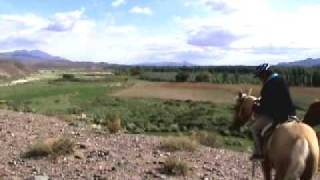 Cabalgata en Uspallata Mendoza con Geovix Turismo aventura [upl. by Notniuqal]