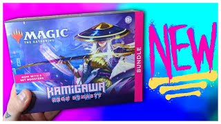 OPENING THE NEW MTG KAMIGAWA NEON DYNASTY BUNDLE BOX [upl. by Sachi458]