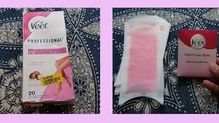 Honest purchase review of Veet Ready to Use Wax Strips Worth Buying or Not Review  Demo [upl. by Munniks]