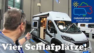 Wie geht das 4 Schlafplätze im Knaus Boxlife Pro 600 Solution  Caravan Salon Düsseldorf 2023 [upl. by Keeley870]