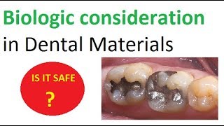 Biologic consideration in dental materials [upl. by Jemie]