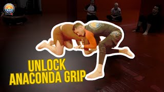 Snap Down Front Headlock to Anaconda Choke  BJJ for Breakfast [upl. by Lered966]