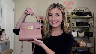 Tory Burch Lee Radziwill Petite Handbag Review [upl. by Keeler]