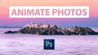 How to ANIMATE a Still Image Photoshop Tutorial [upl. by Ylam]