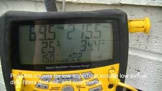 HVAC Service Overcharged Heat Pump Repair [upl. by Sammie]