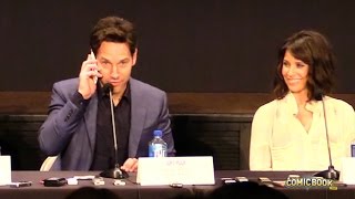 Paul Rudd Answers A Reporters Phone During AntMan Press Conference [upl. by Ingrid]