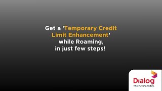 How to get a Temporary Credit Limit Enhancement while Roaming [upl. by Etnoved392]