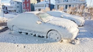 Insane Blizzard Video with Hurricane Force winds [upl. by Zena]