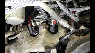 Replacing the passenger side rear spark plug and wire on 2007 Escalade [upl. by Artemisa751]