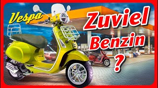 Vespa Primavera 125  Verbrauch zu hoch [upl. by Eidnil474]